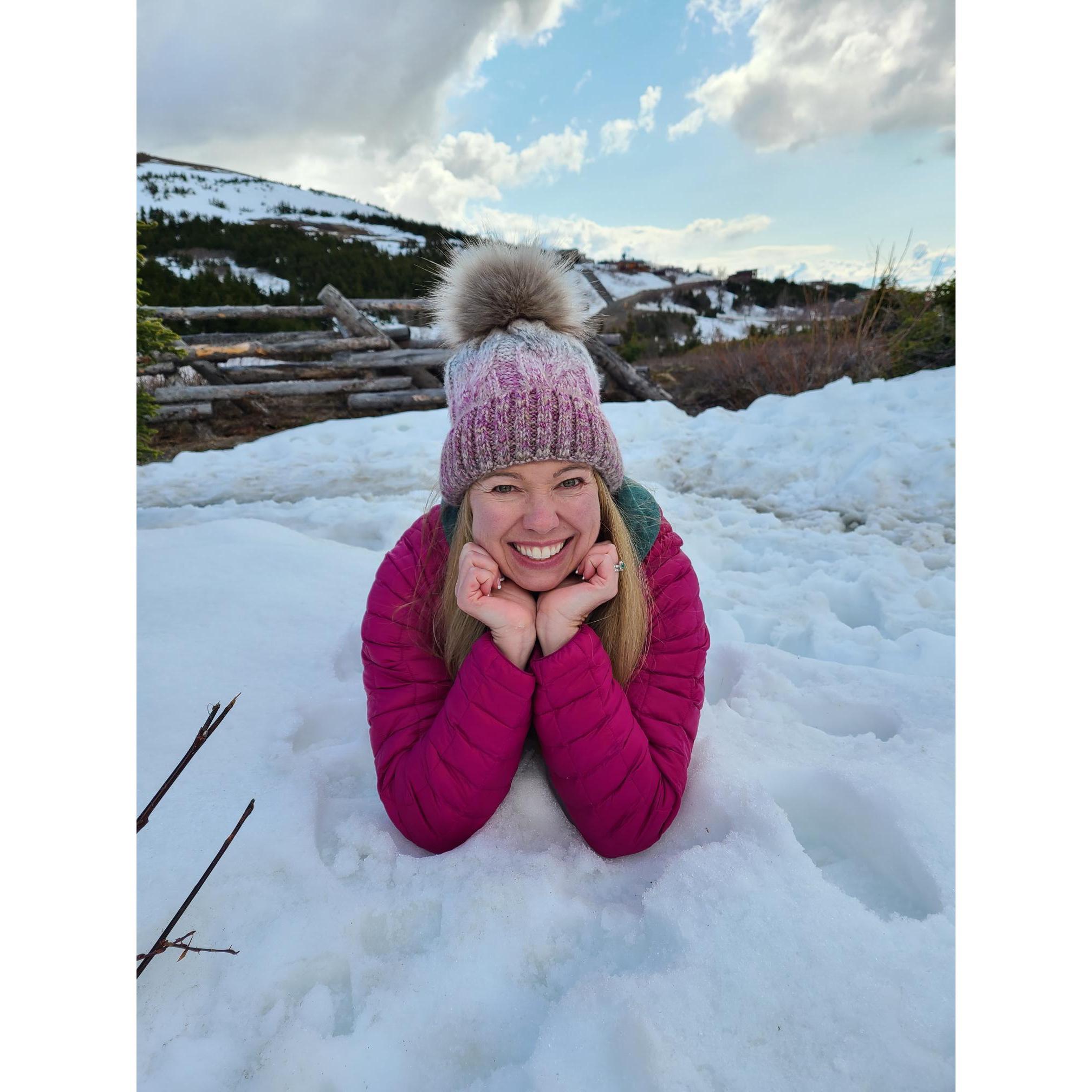 I just LOVE the snow!