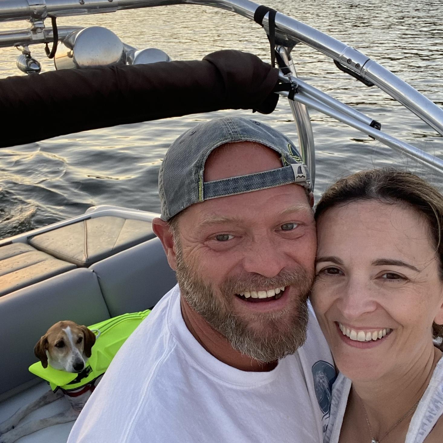 On the Columbia with Penny, July 2022.