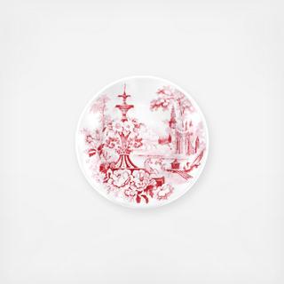 Cambridge Rose BPA Free Melamine Bread & Butter Plate, Set of 4