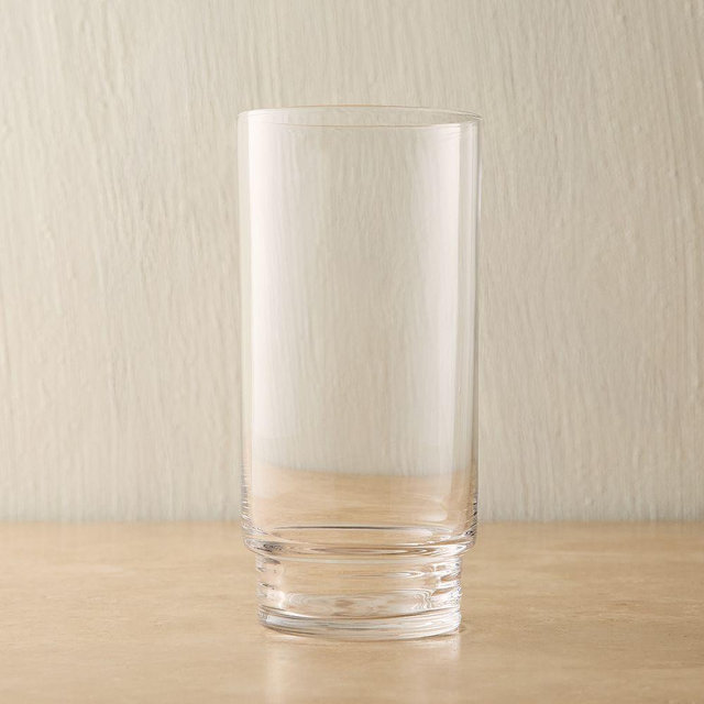 Groove Glassware Hb Glass, Clear, Set of 4