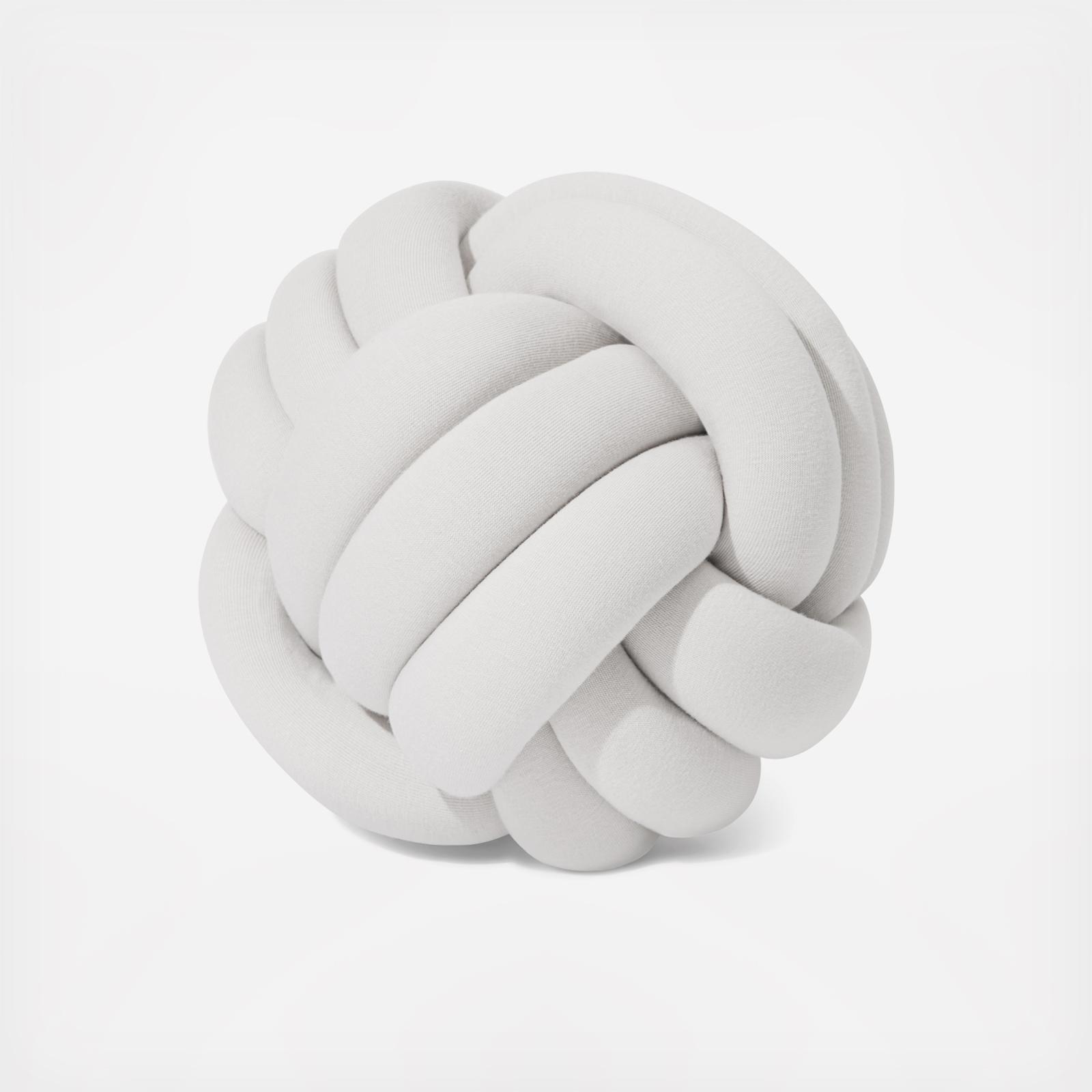 1/18までお値下げ】Knot Cushion ホワイト/グレー Knot Cushion