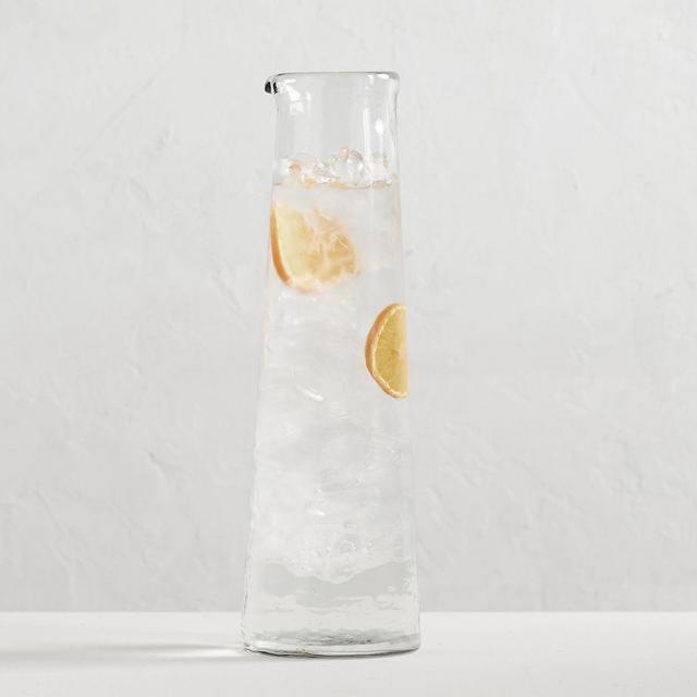 Hammered Glass Carafe