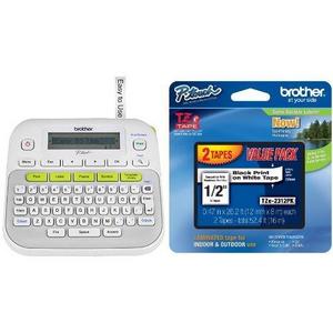 Brother PTD210 with TZe2312PK Tape