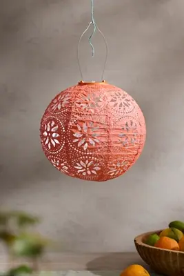 Coral Globe Solar Lantern
