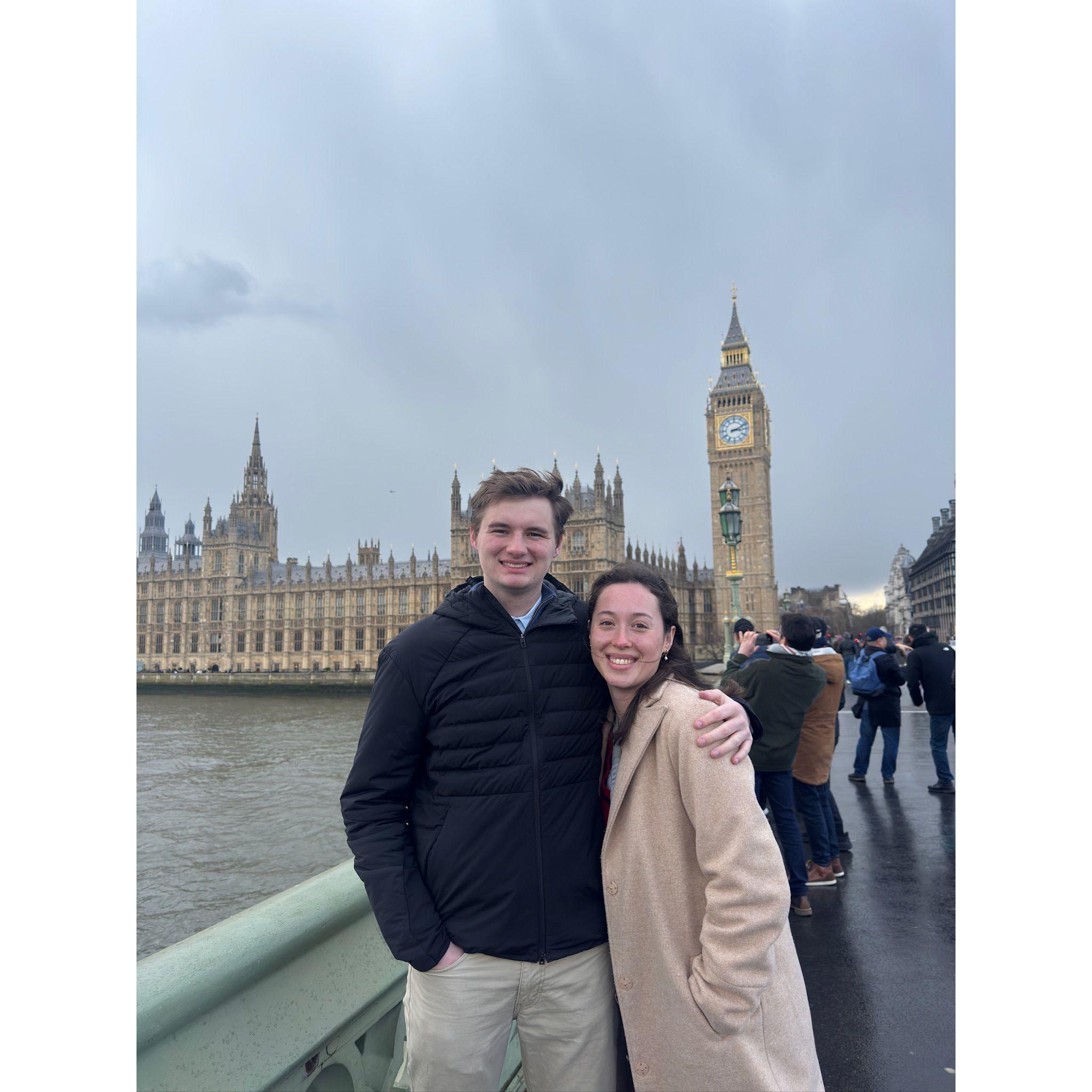 day trip to london while studying abroad together in Oxford