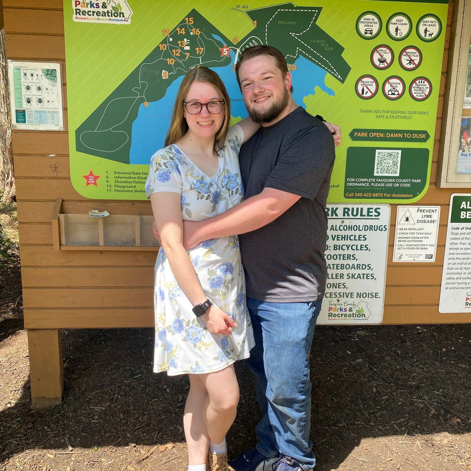 Where we got engaged!