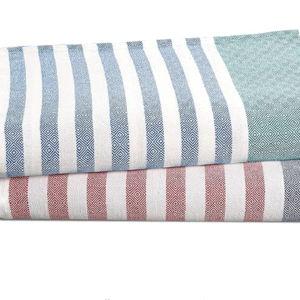 LANE LINEN Beach Towels , 2 Pack - Old Glory Teal