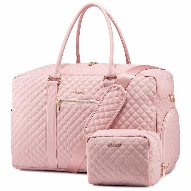 LOVEVOOK Travel Duffle Bag, Weekender Bags for Women with Laptop Compartment, Carry on Overnight Bag, Gym Duffel Bag