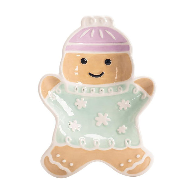 Bico Gingerbread Man Spoon Rest, for holding Spoon, Ladle, Utensils, Dishwasher Safe