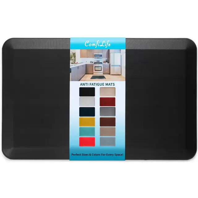 ComfiLife Anti-Fatigue 32-Inch Memory Foam Comfort Mat in Black