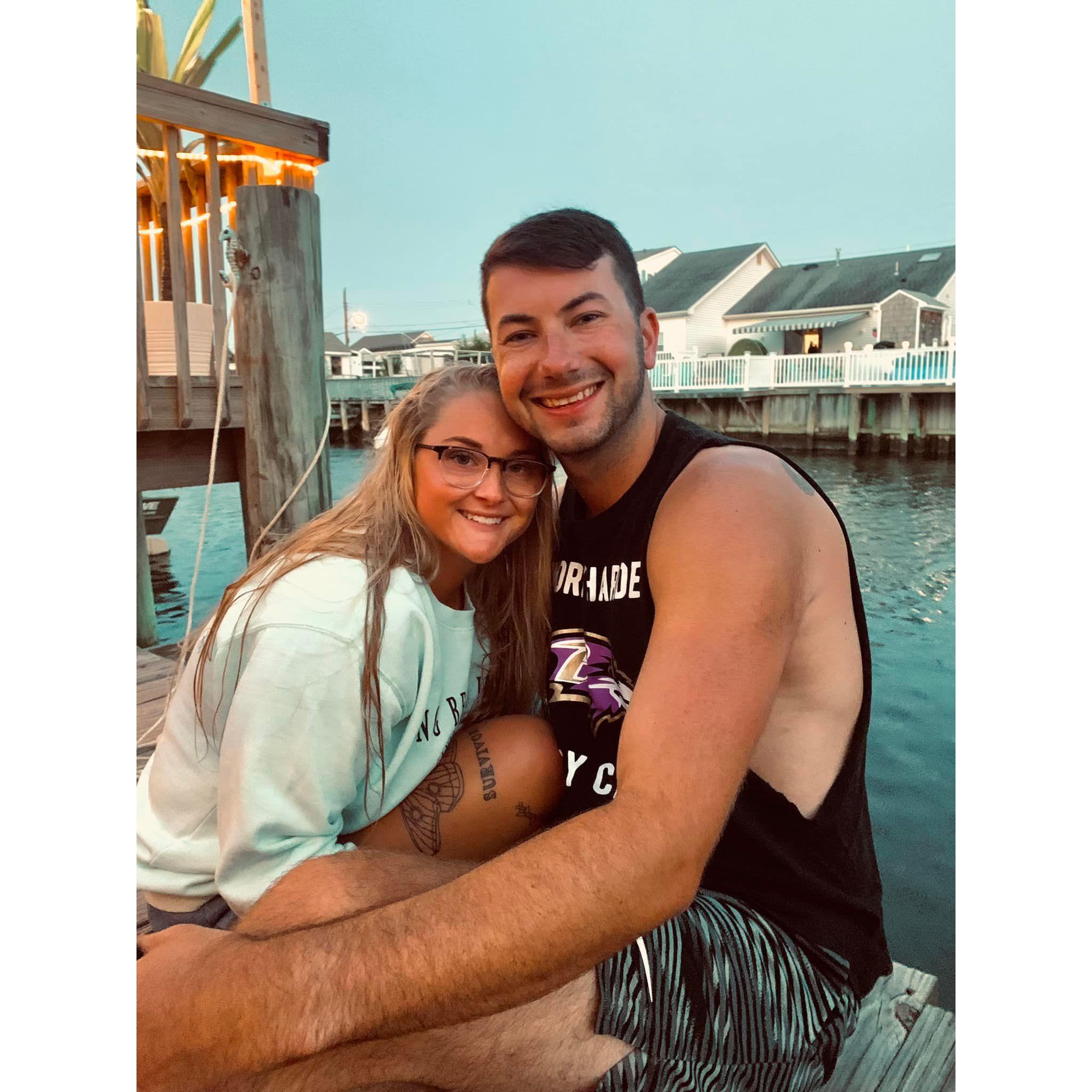 Beach trip with our friends