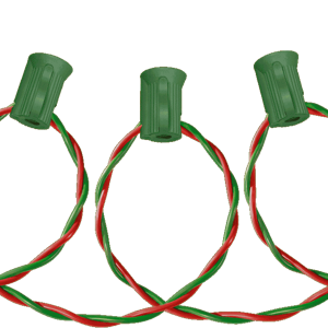 E17 (C9) Classic Light String - Red and Green
