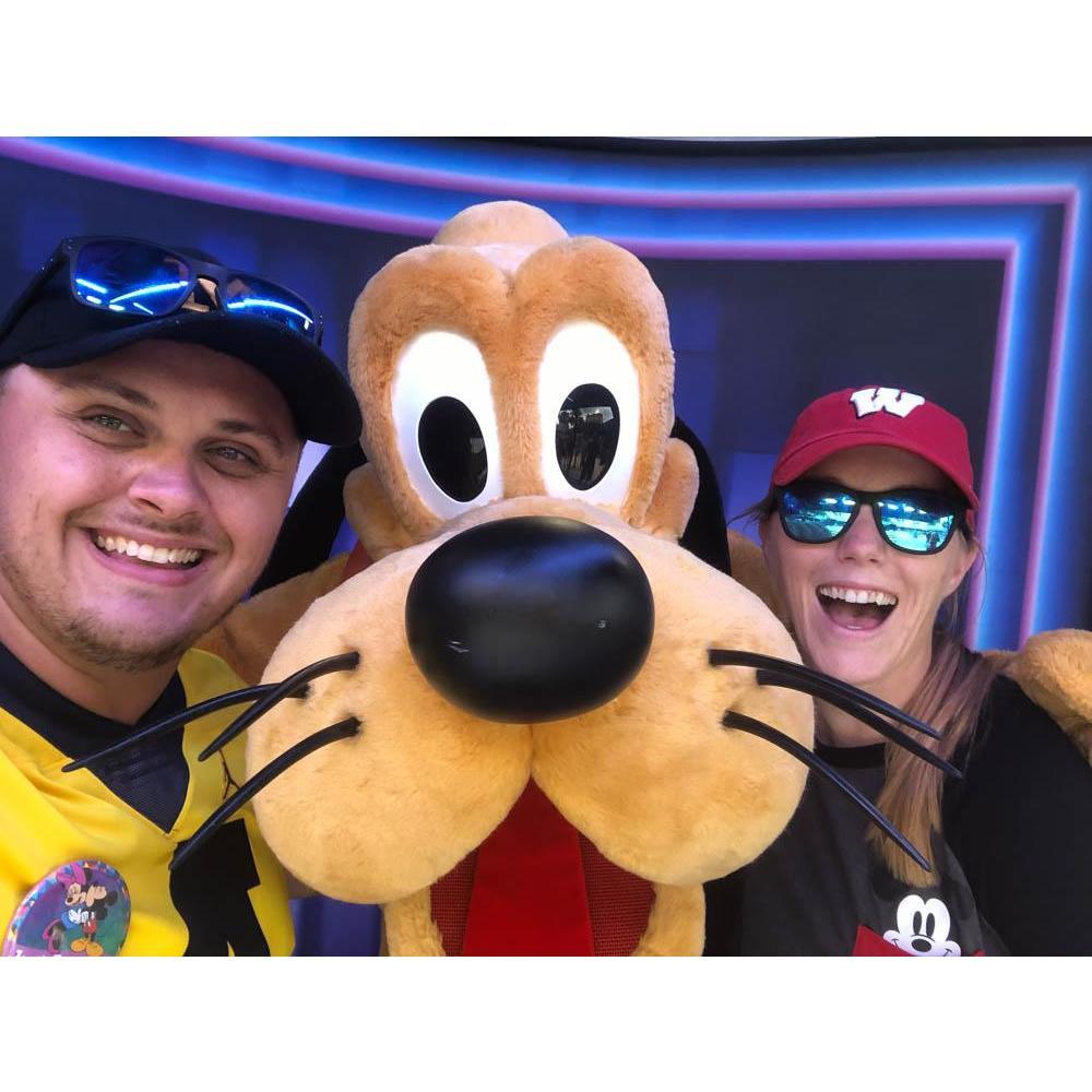 Meeting Pluto at Hollywood Studios in Walt Disney World!