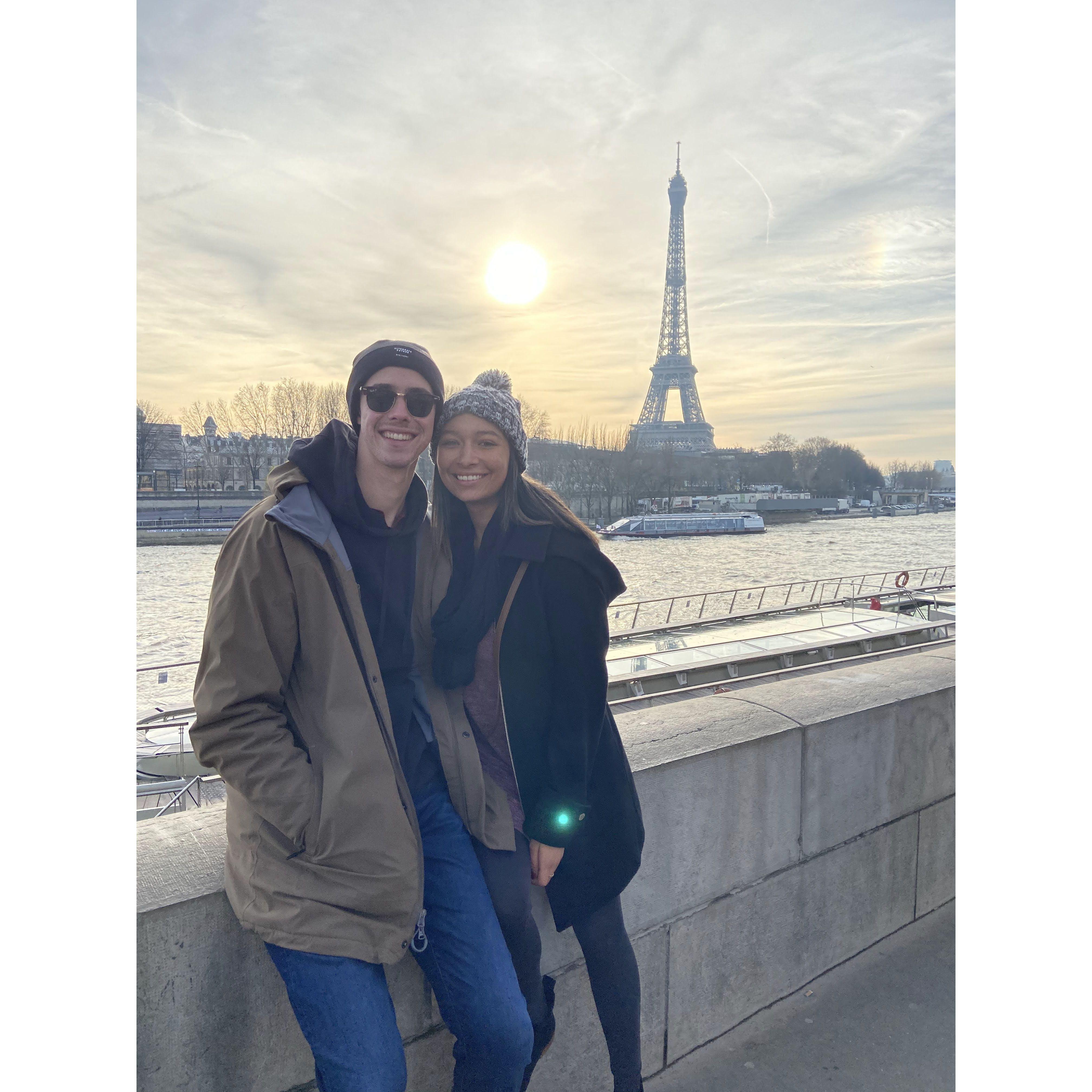 Our first of many travels together!