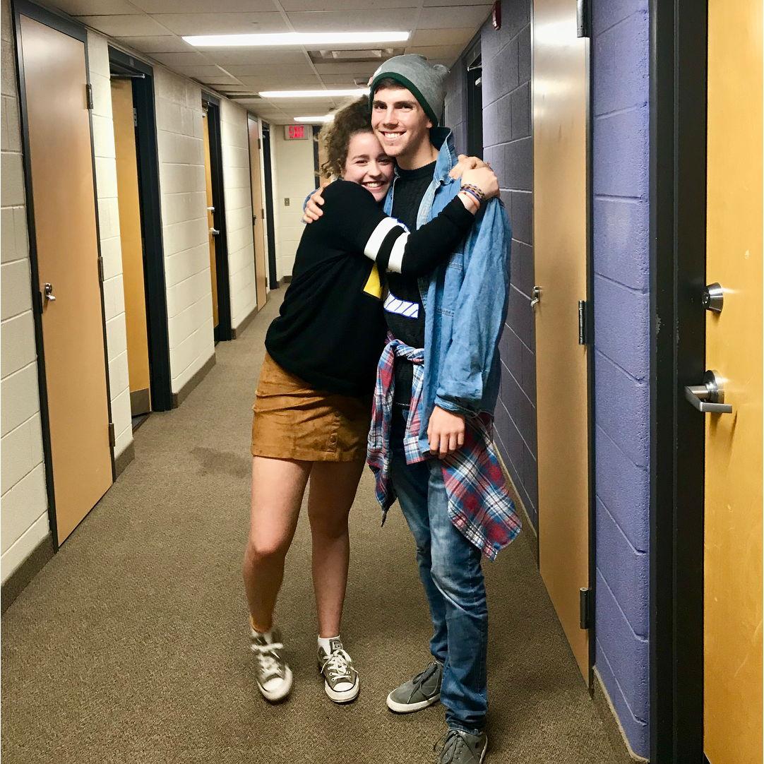 Dressed up as Betty & Jughead for Halloween (2017)