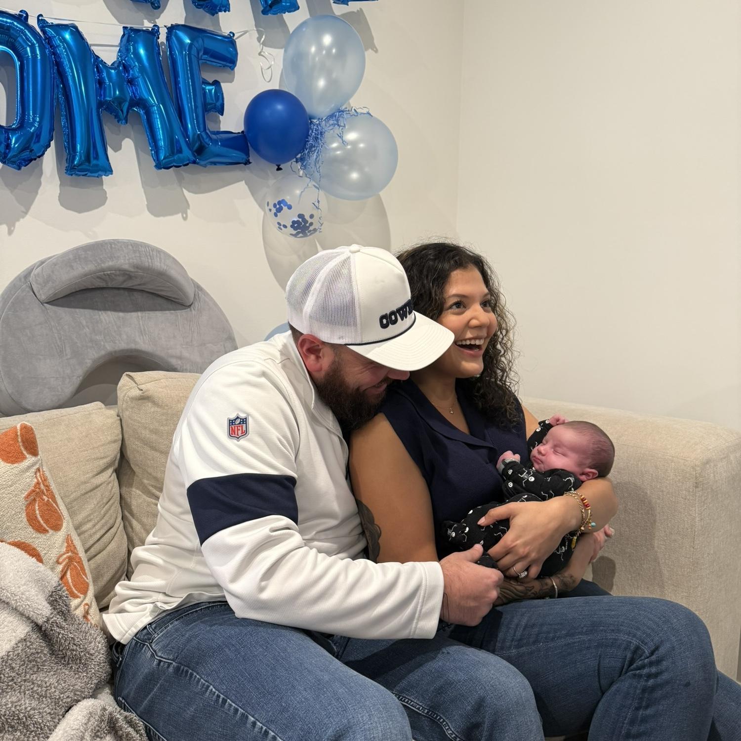 With our nephew Sebastian!