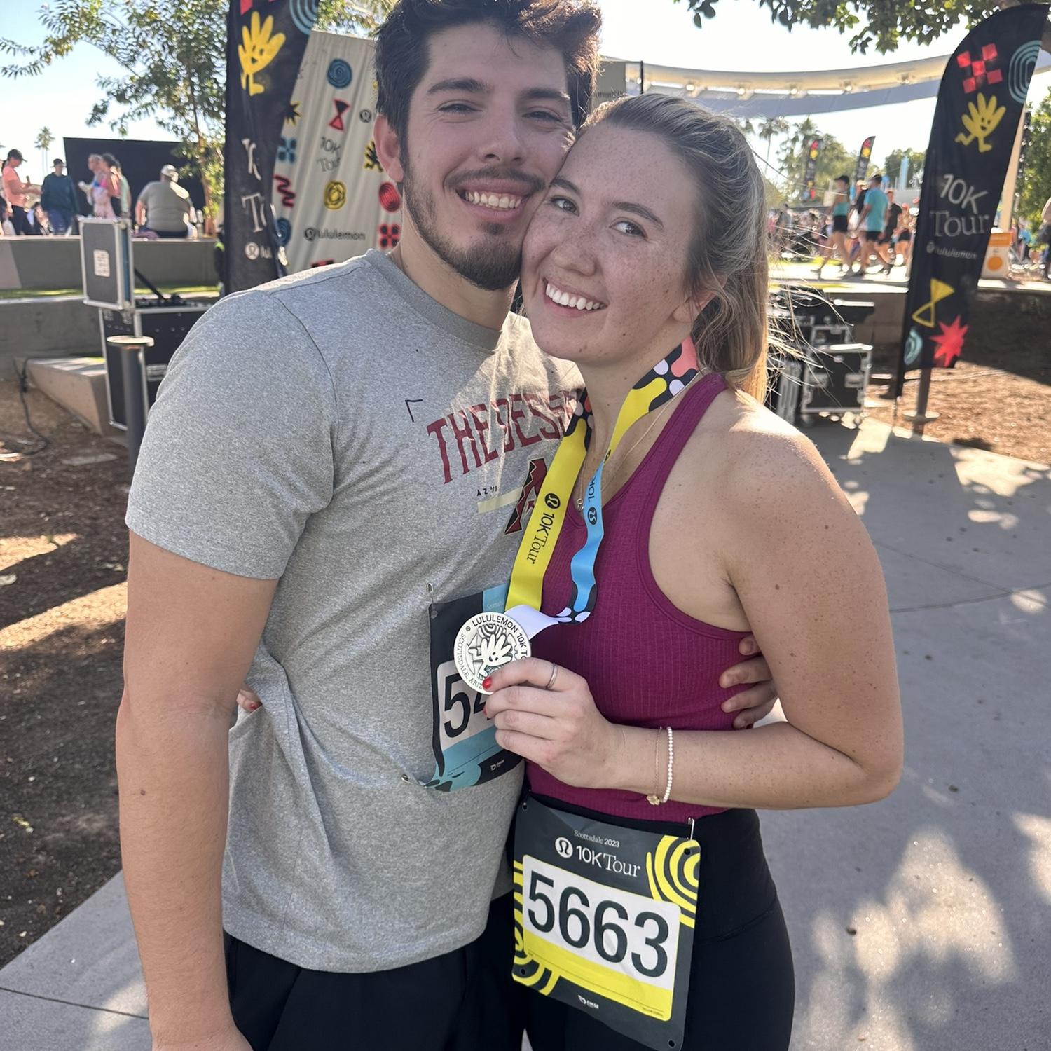 Lululemon 10K…. that we crushed btw.