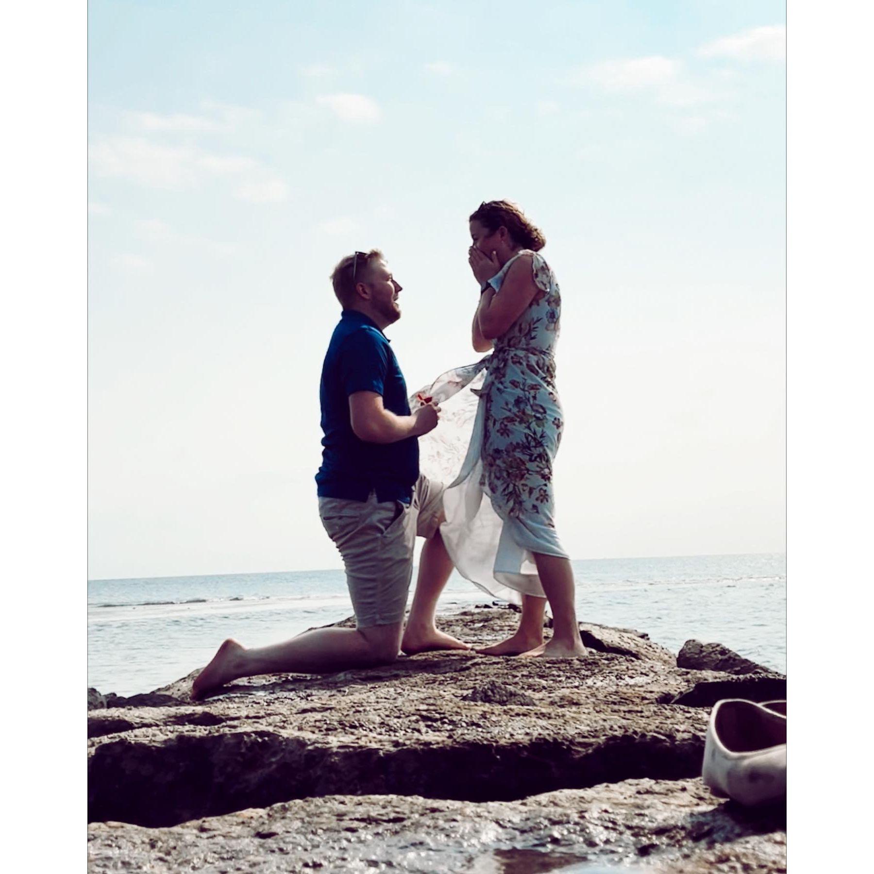 The day we got engaged!
