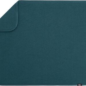 S&T INC. Dish Drying Mat XL, 18” x 24”, Absorbent Microfiber Kitchen Counter Mat, Dish Drying Pad for Dishes, Utensils, Pots and Pans, Extra Large, Tapestry Blue