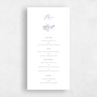 White Wedding Menu - Abelli