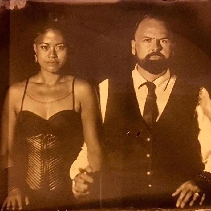 Taken by a 100+ year old camera and developed on tintype.