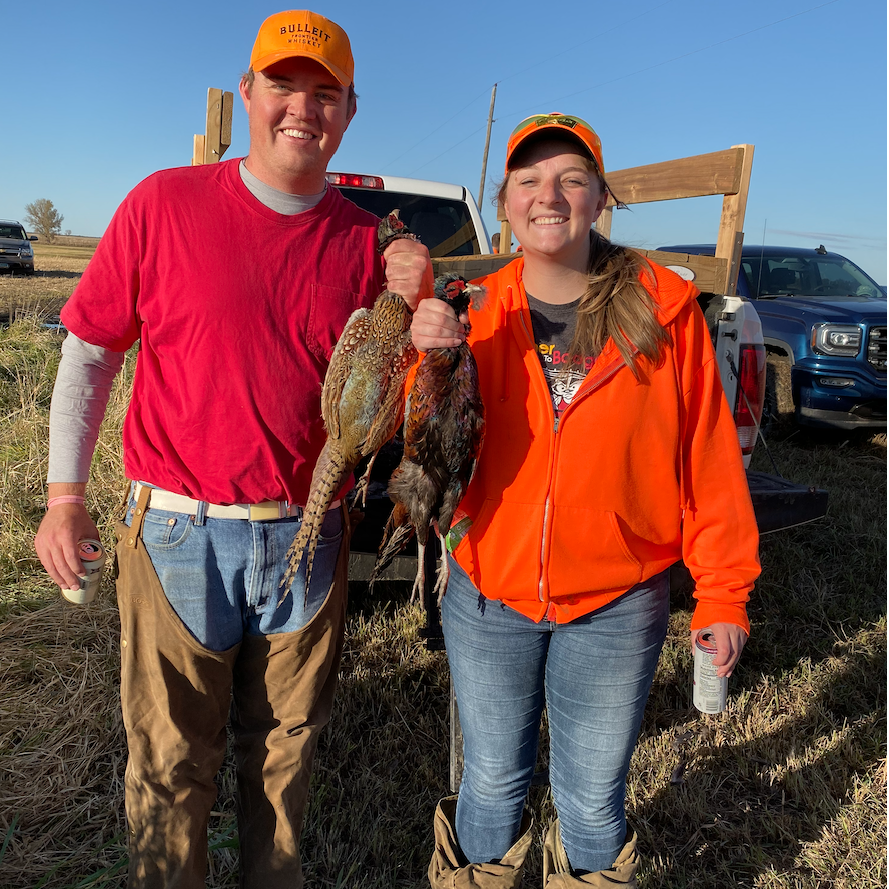 Meredith becoming a true South Dakotan during Pheasant Opener