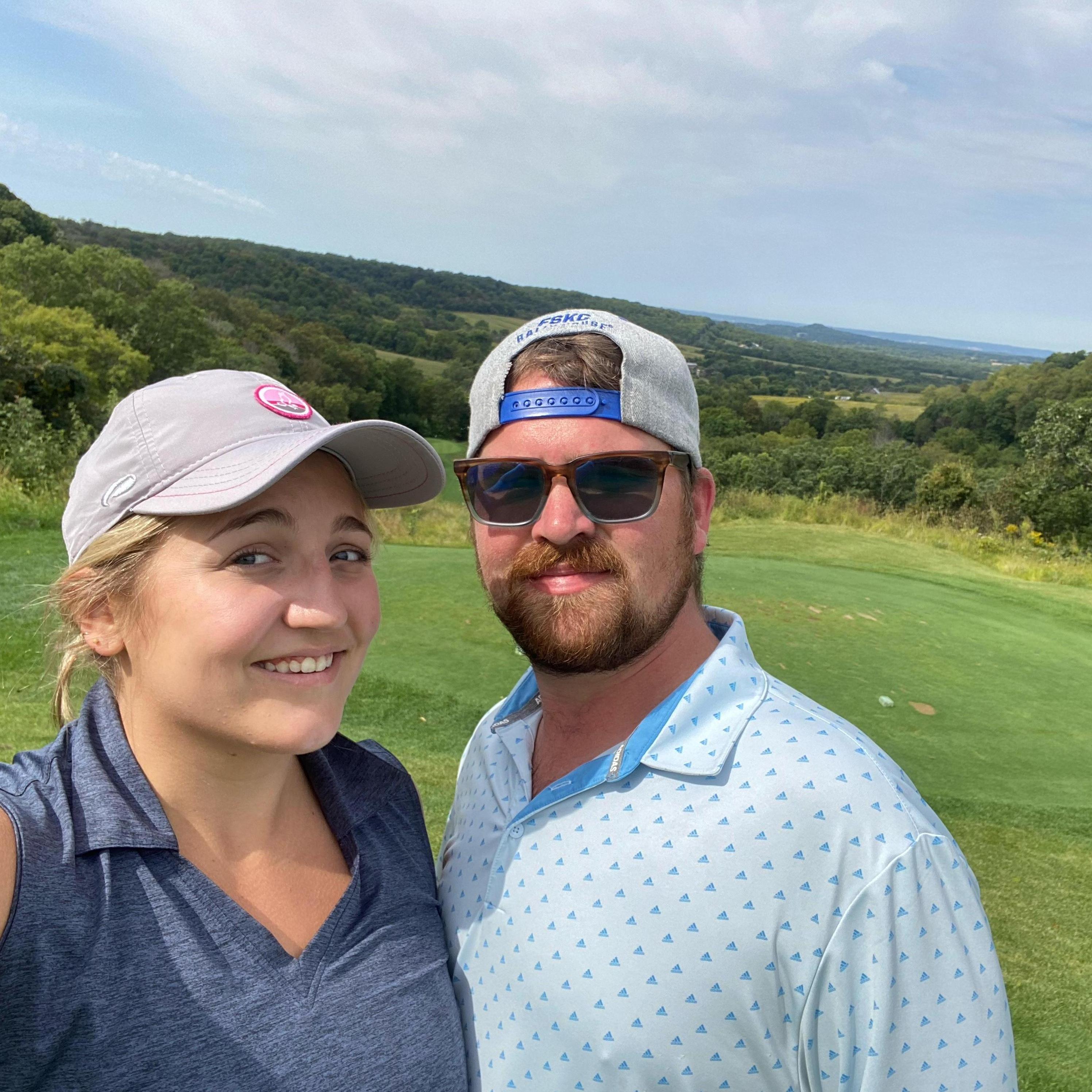 Our first time to Galena...we went for the golf (and because there was a travel ban against leaving the state of IL,) but we decided that it would be a great place to get married!!