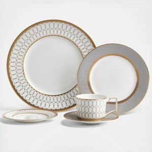 Wedgwood Renaissance Grey 5-Piece Place Setting, Service for 10