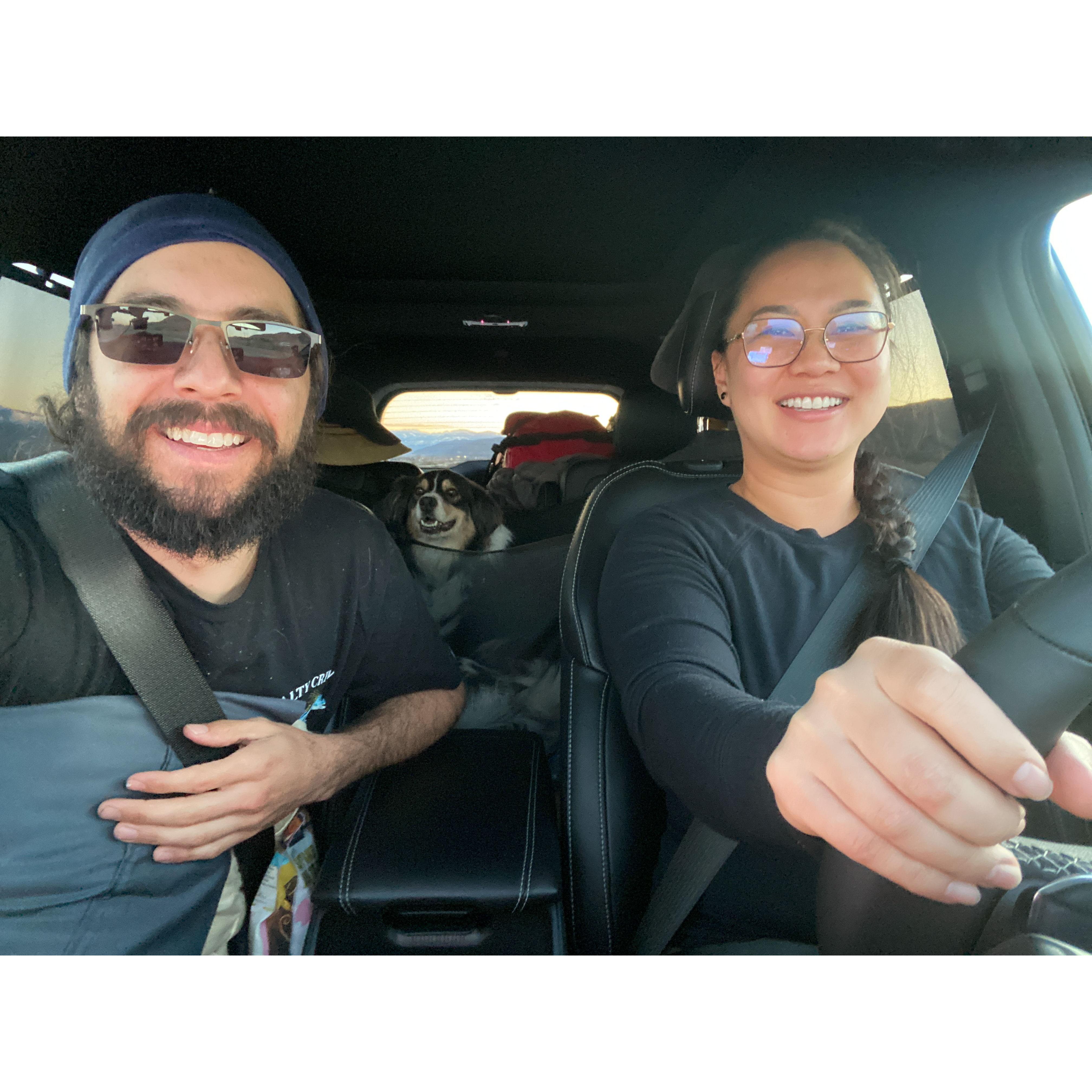 We have mastered the art of driving.