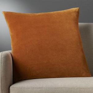 23" leisure copper pillow with feather-down insert