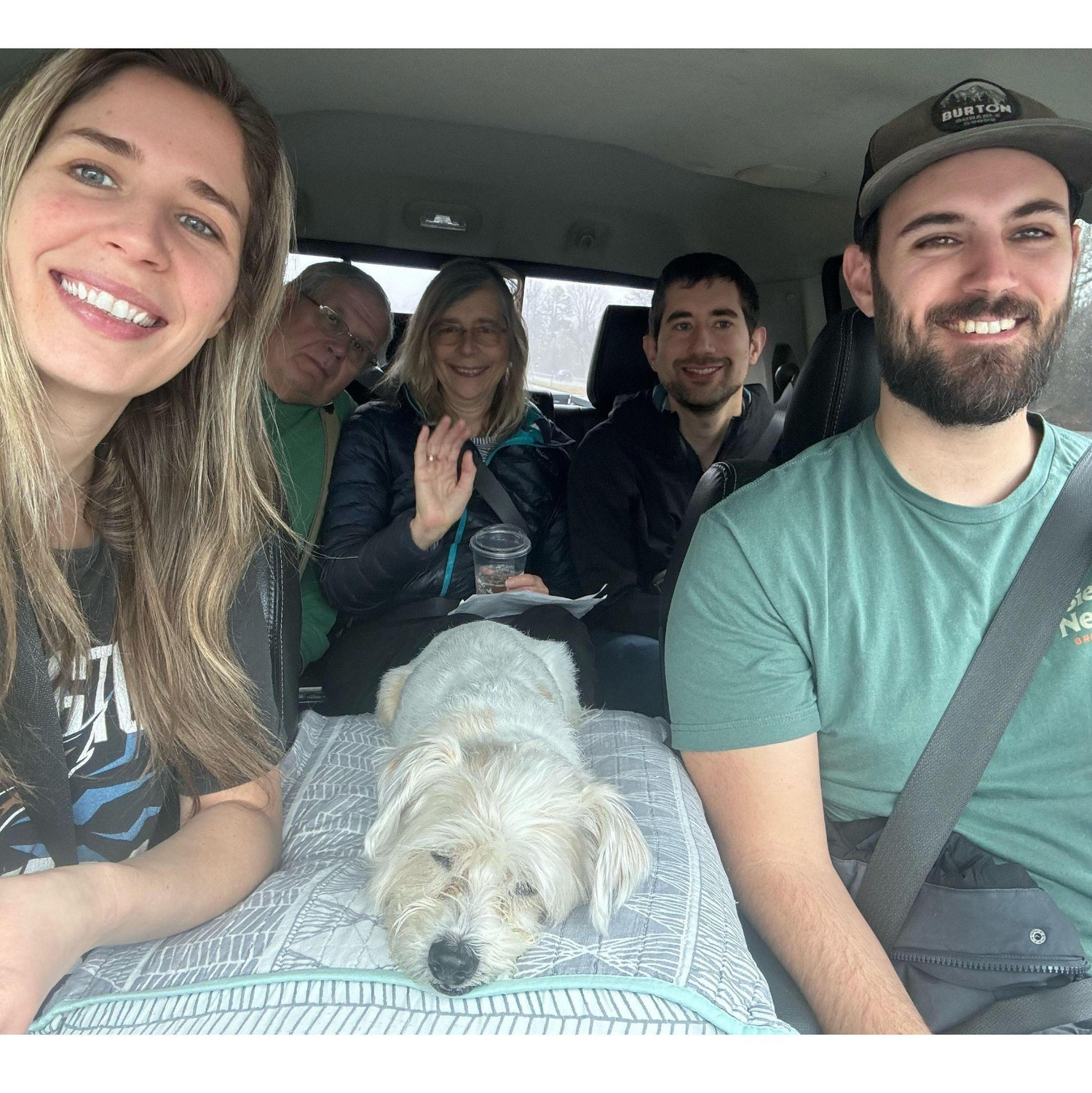 road trip with Lauren's family