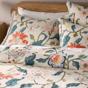 The Printed Cotton-Slub Duvet Collection - Queen