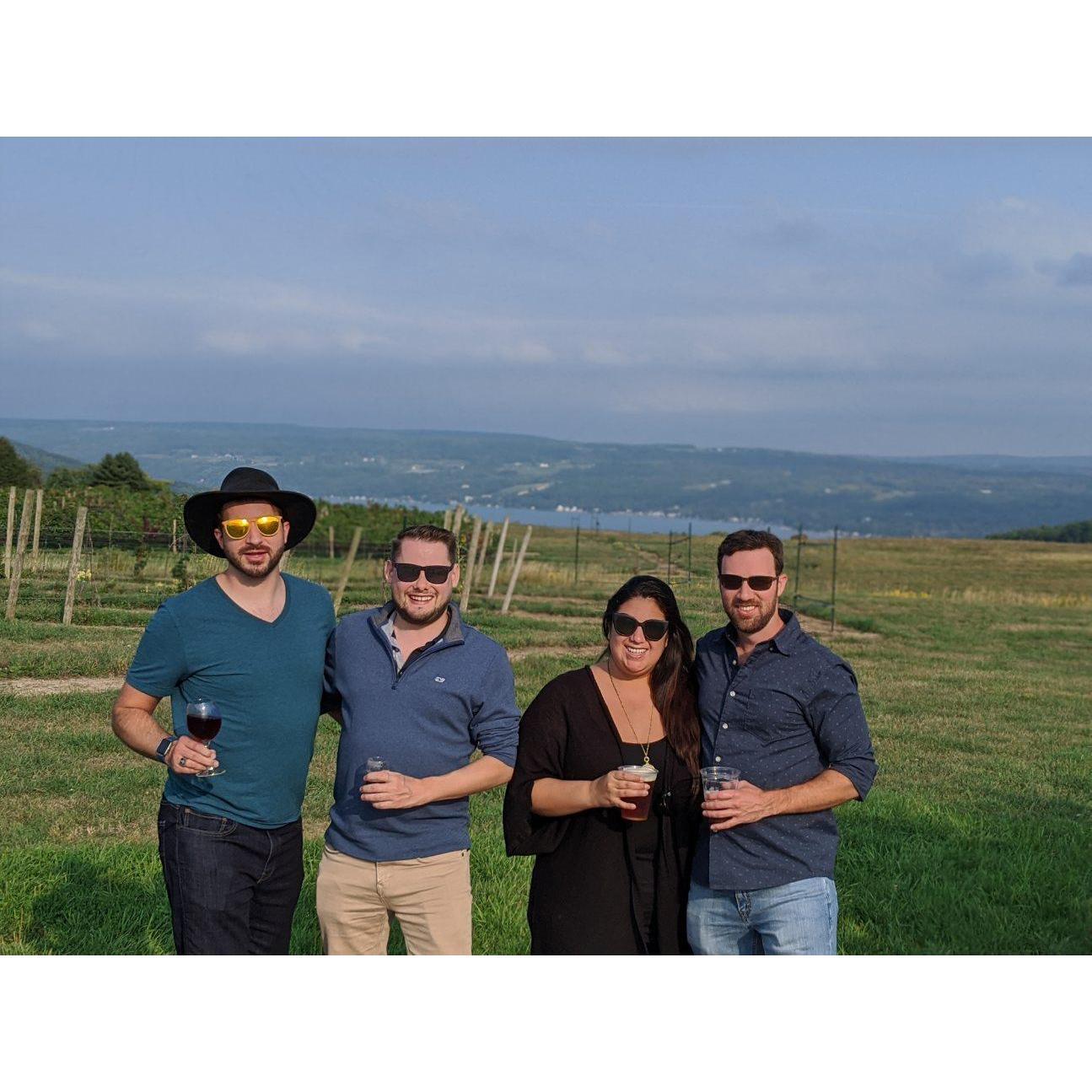 New York Lake retreat with great friends and lots of snacks/wine :)