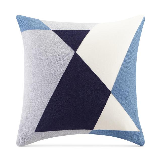 INK+IVY Aero 20" Square Embroidered Abstract Decorative Pillow