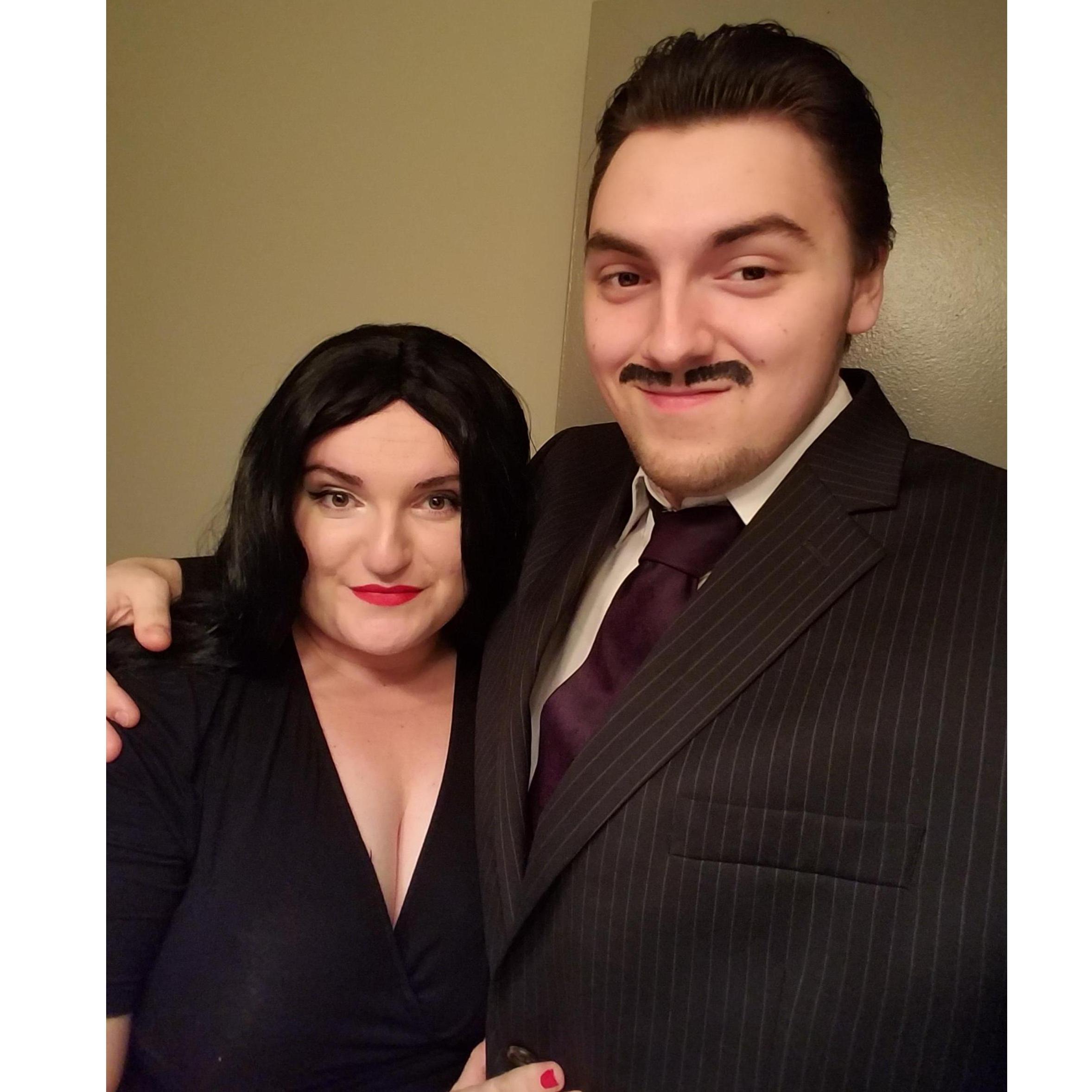 Halloween 2021 as the Addams!