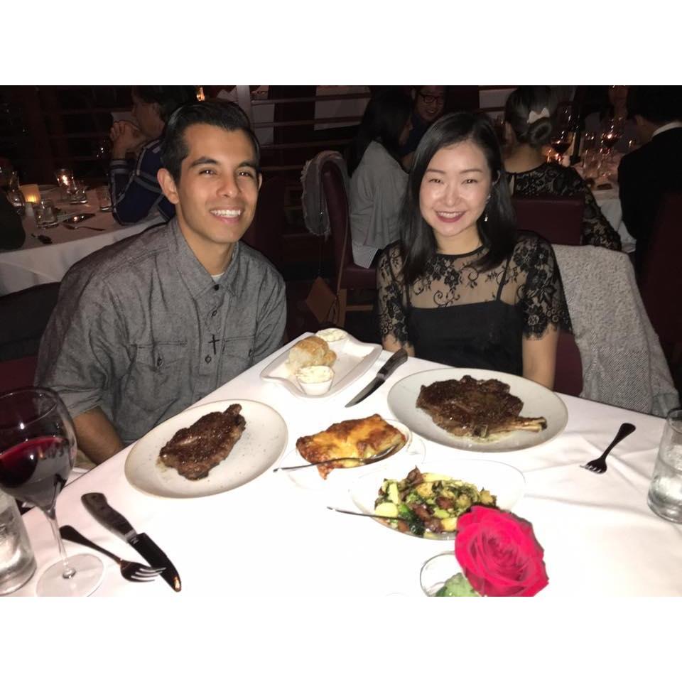 Valentine's Day when Sakiko ordered the bigger steak lol