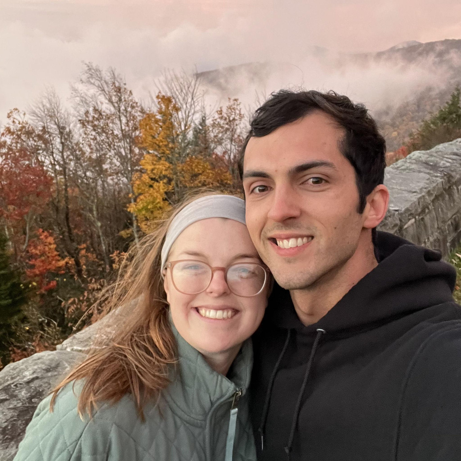 Sunrise on the Blue Ridge Parkway!