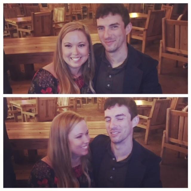 On one of our first dates!