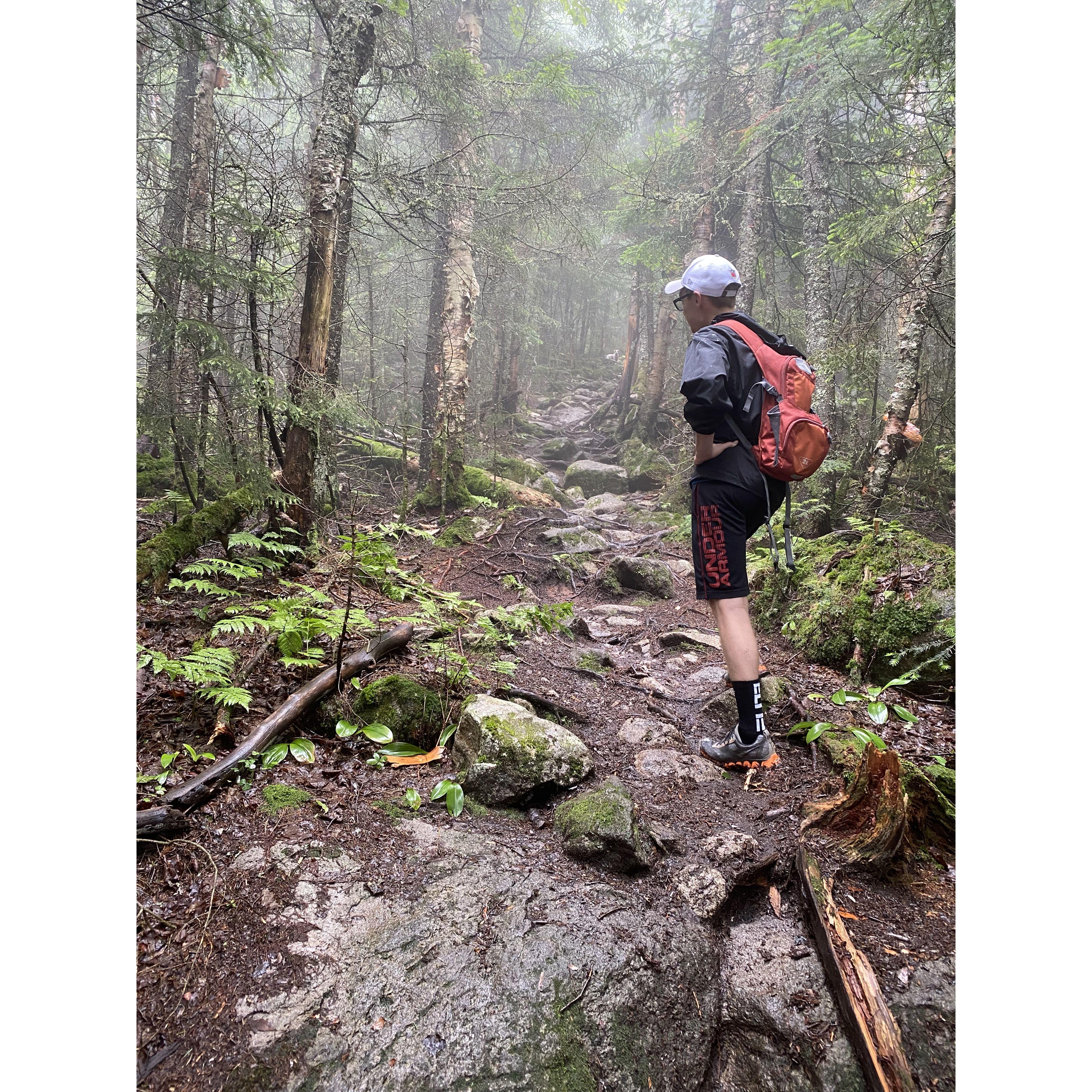 First 4000footer Mt Tecumseh 2021