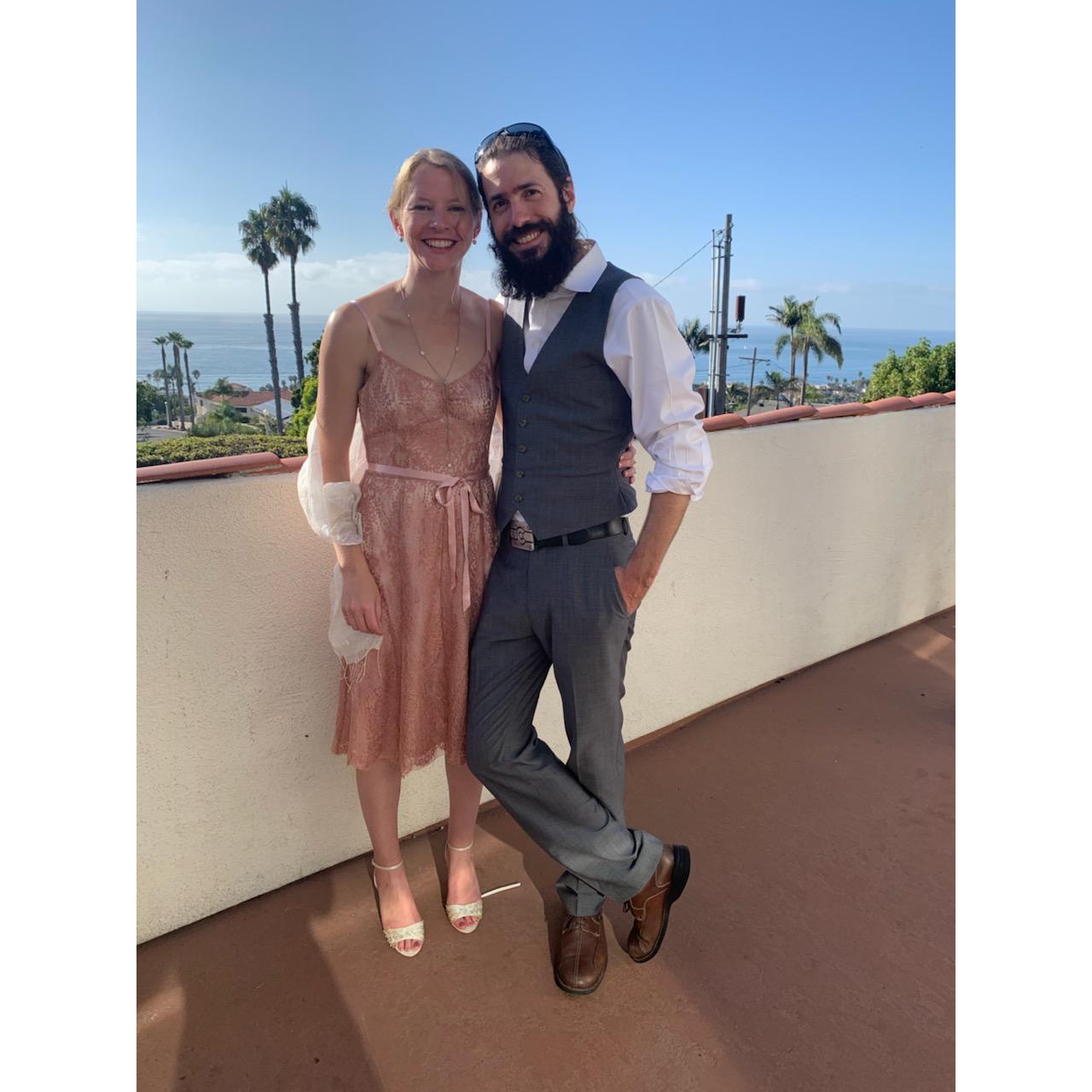 Soaking in the California sun!