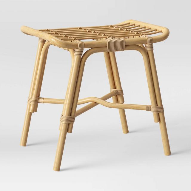 Mojave Rattan Ottoman Natural - Opalhouse™