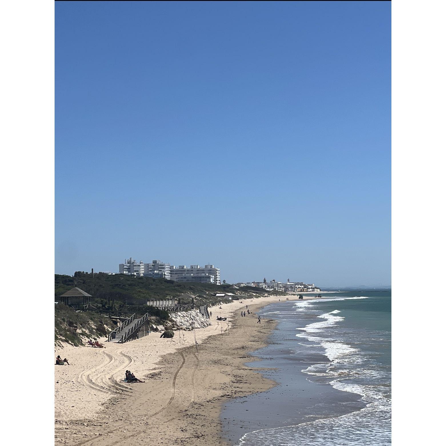 View from Playa De La Luz restaurant