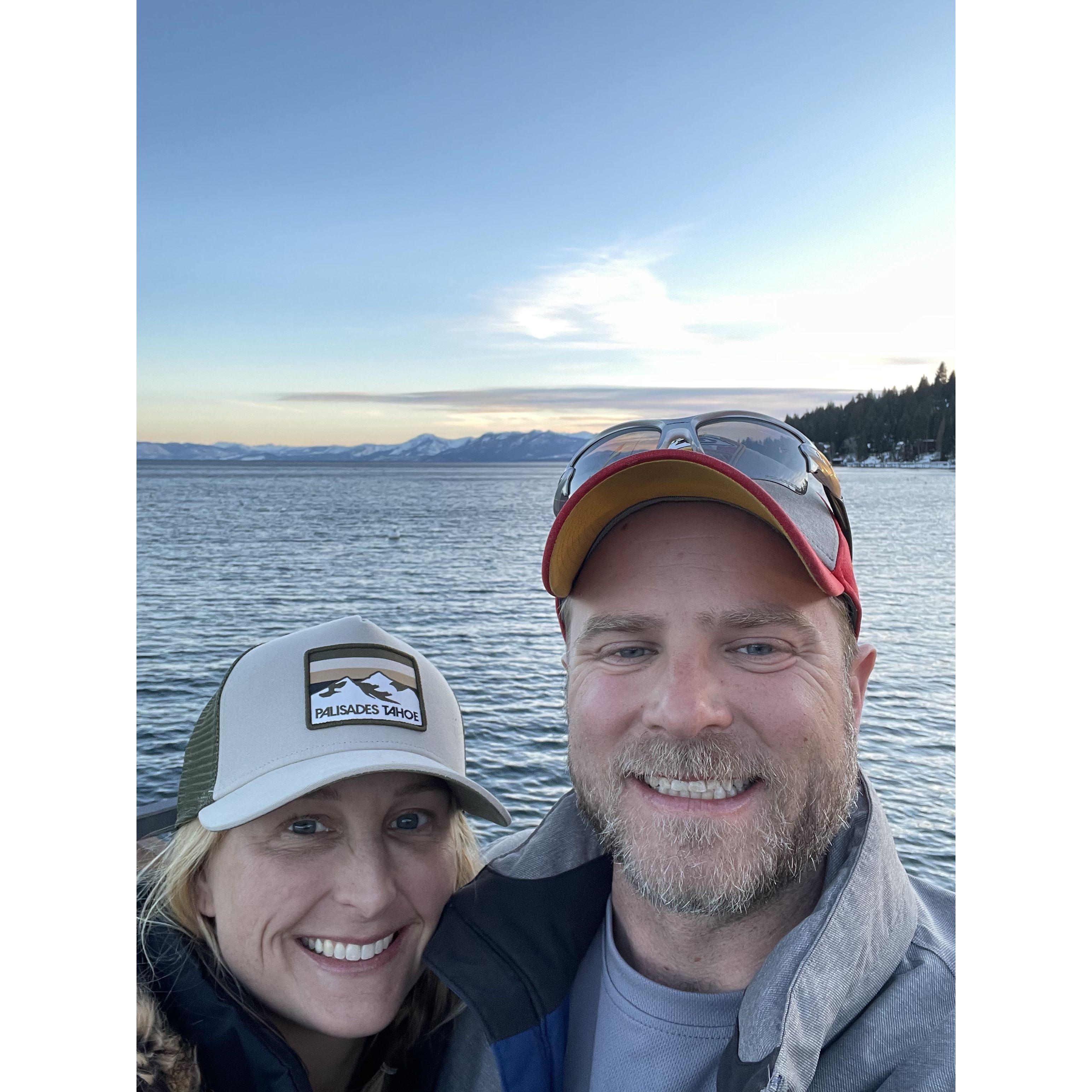 Our first trip to Lake Tahoe together in 2023