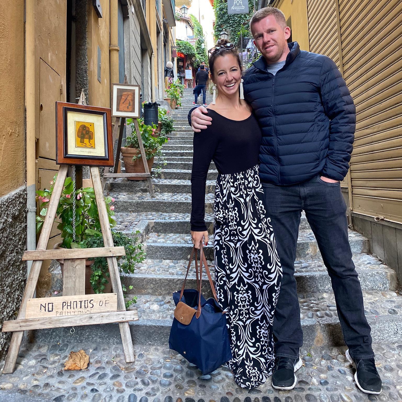 In the streets of Bellagio, Lake Como