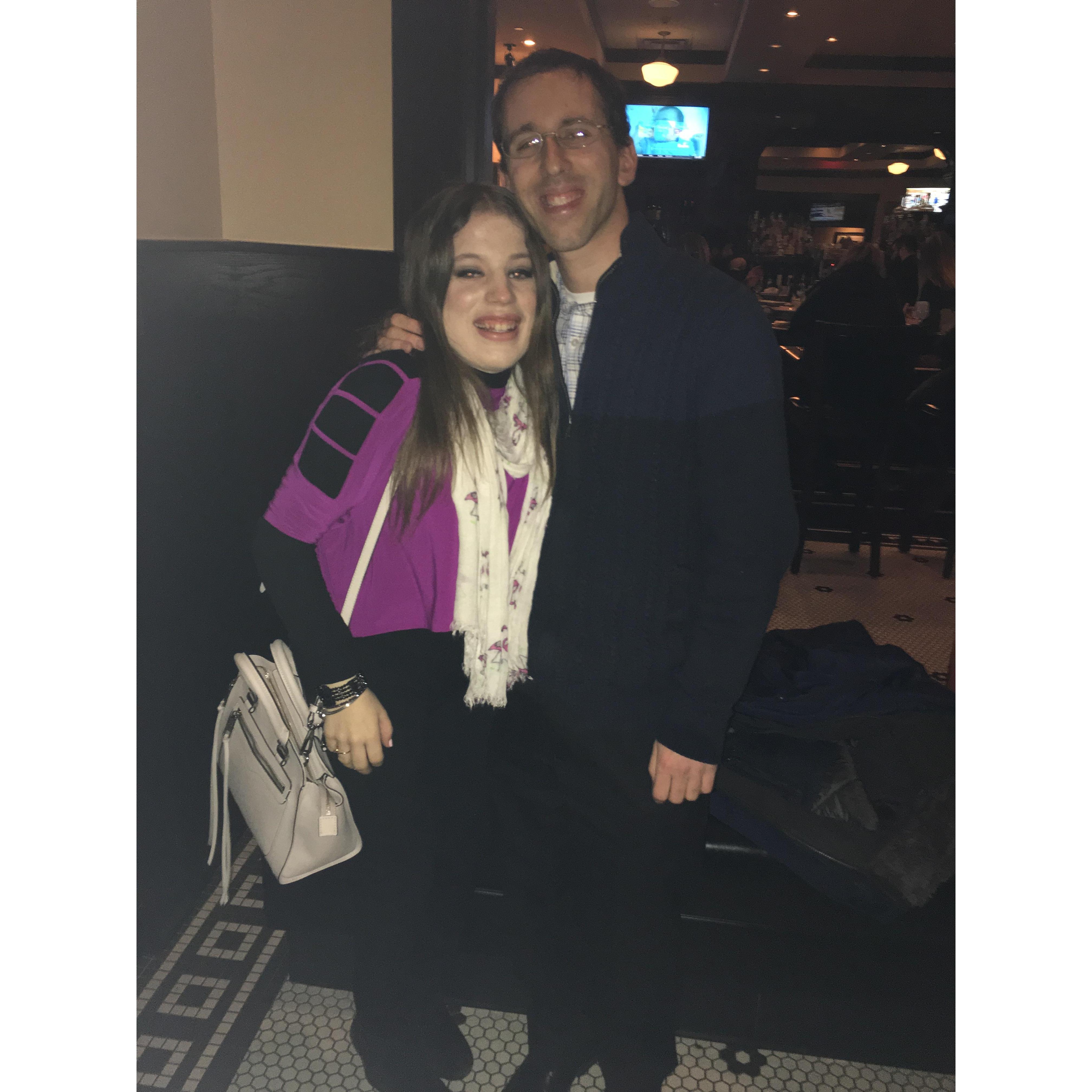 Our first Valentine's Day together.
February 14, 2017