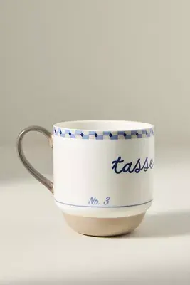 Café Violette Handpainted Stoneware Mug
