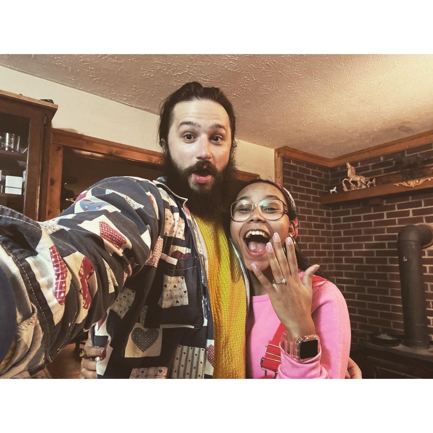 The night Hunter FINALLY proposed!