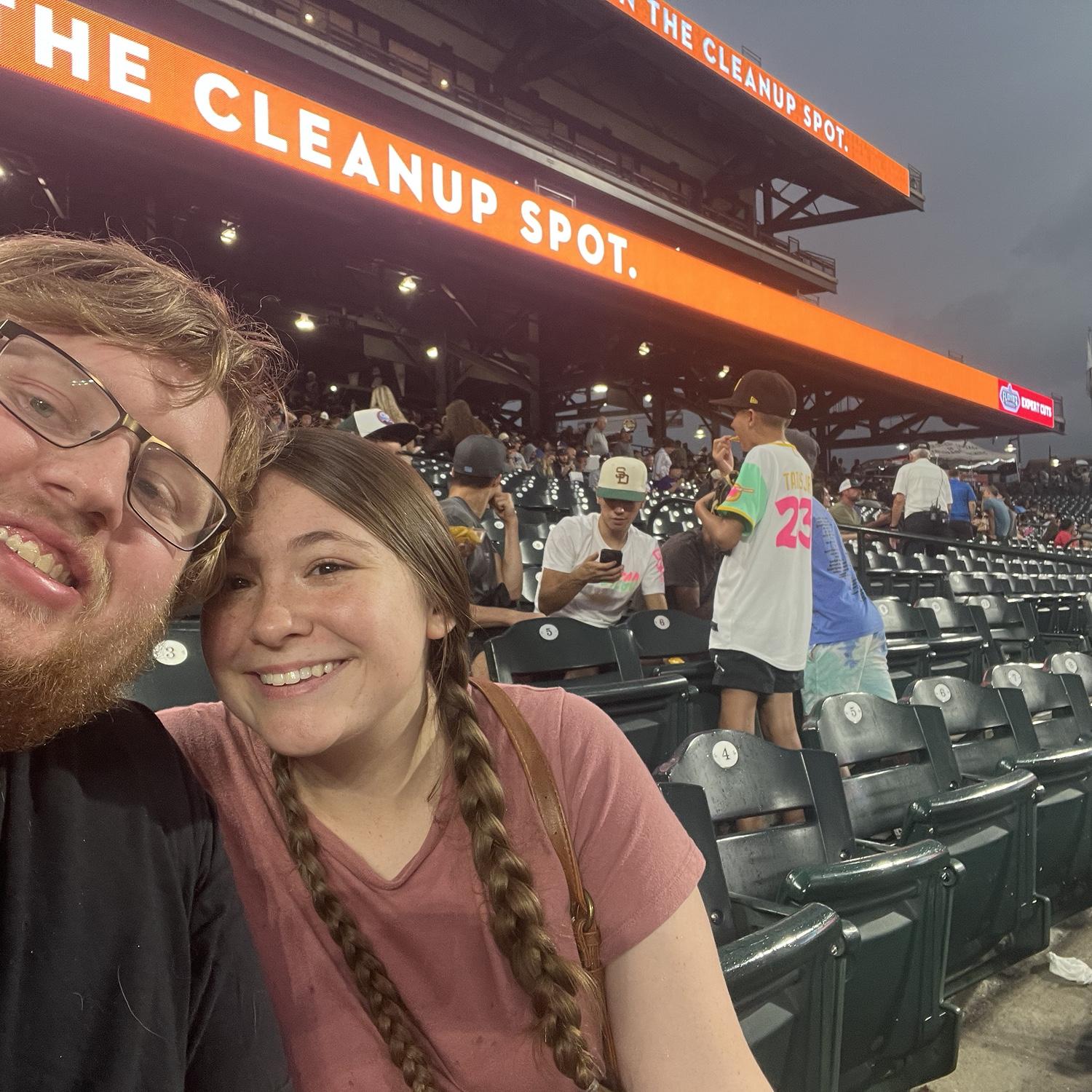 Rockies game, and they actually won!