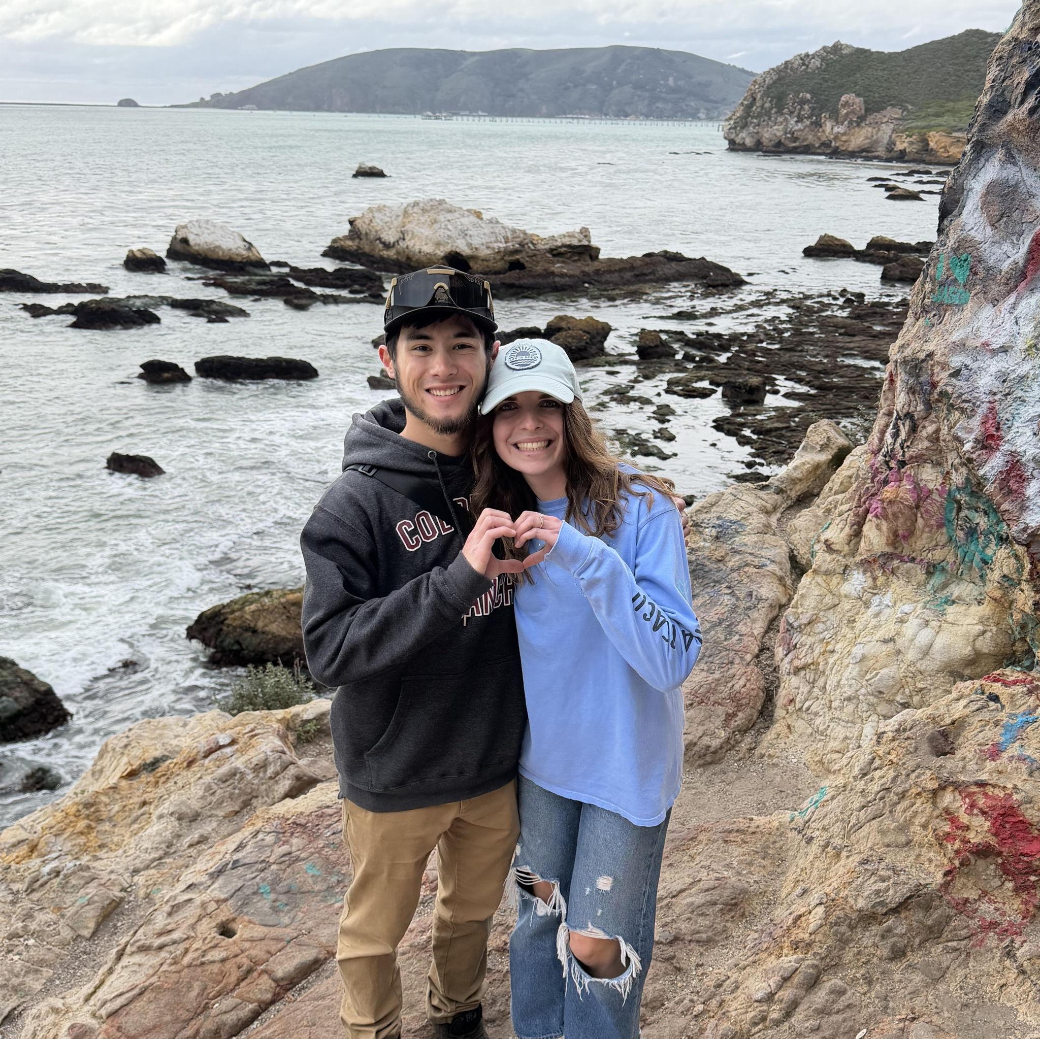 Celebrating our third Valentine's day in the same place we first spent time together after the Tahoe mission