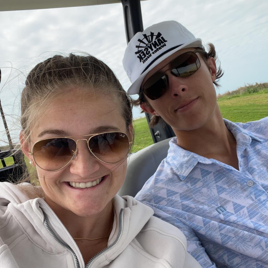 …and more golfing!